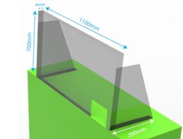 Ochranné plexi k pokladně